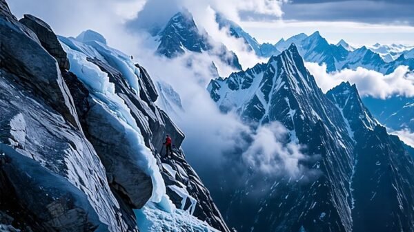 challenging peaks await climbers