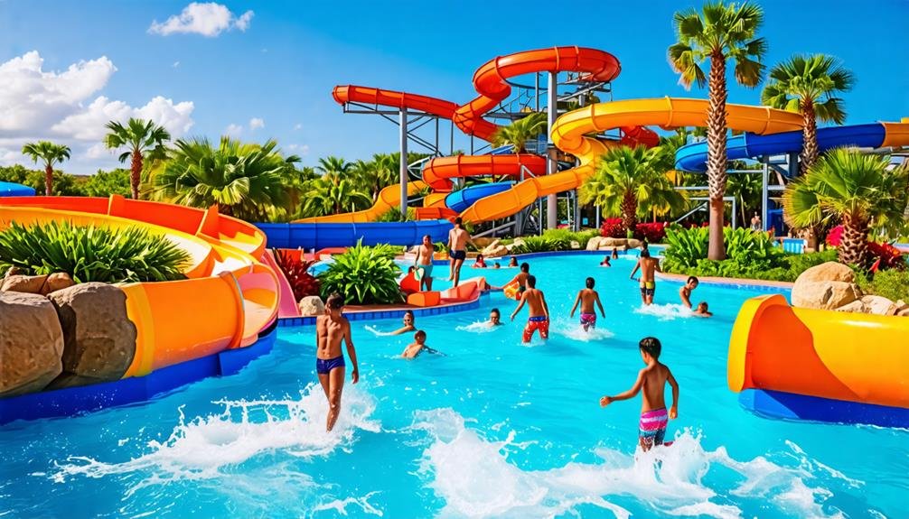 exciting waterpark activities offered