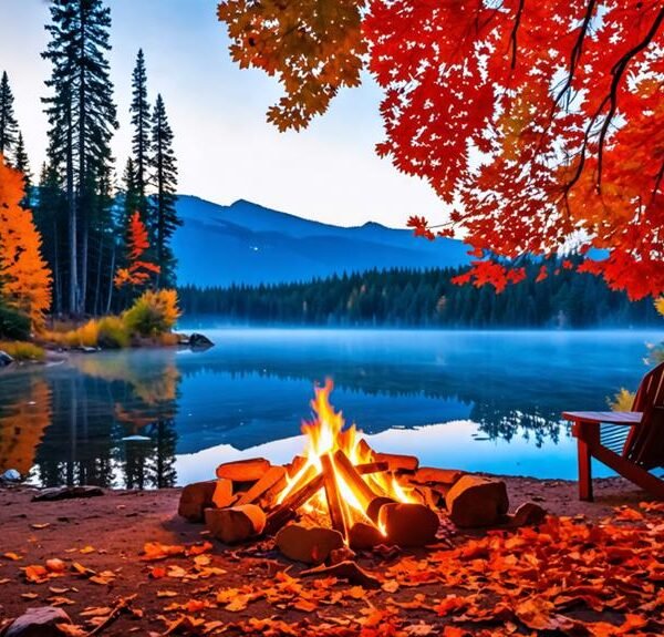 fall camping in america