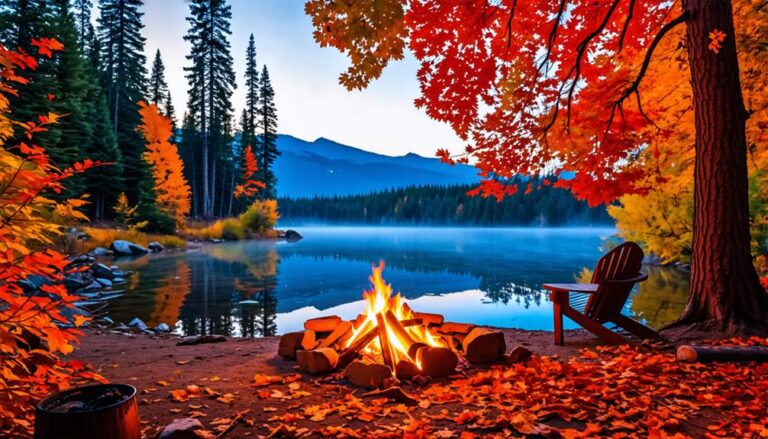 fall camping in america